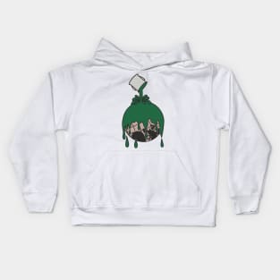 Real Paint (Green) Kids Hoodie